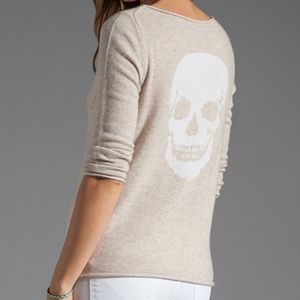360 Cashmere skull sweater